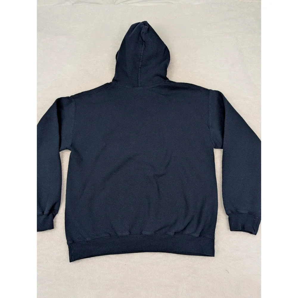 Tracy‎ Byrd Hoodie Men's M Blue Pullover Long Sleeve Country Music Cotton Blend